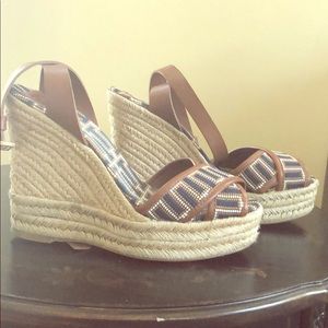 Tory Burch Ankle-Strap Espadrilles